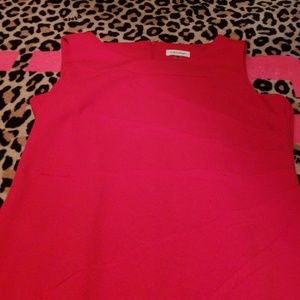 Fire Red CK Body Fitted Dress